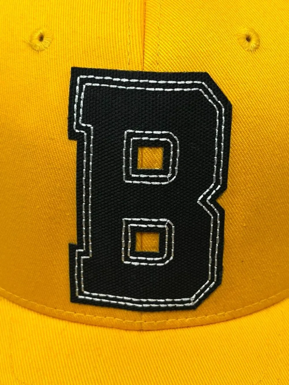 Boston Bruins Yupoong Flexfit S/M Hat Yellow Gold Stretch Hockey Retro B Mens
